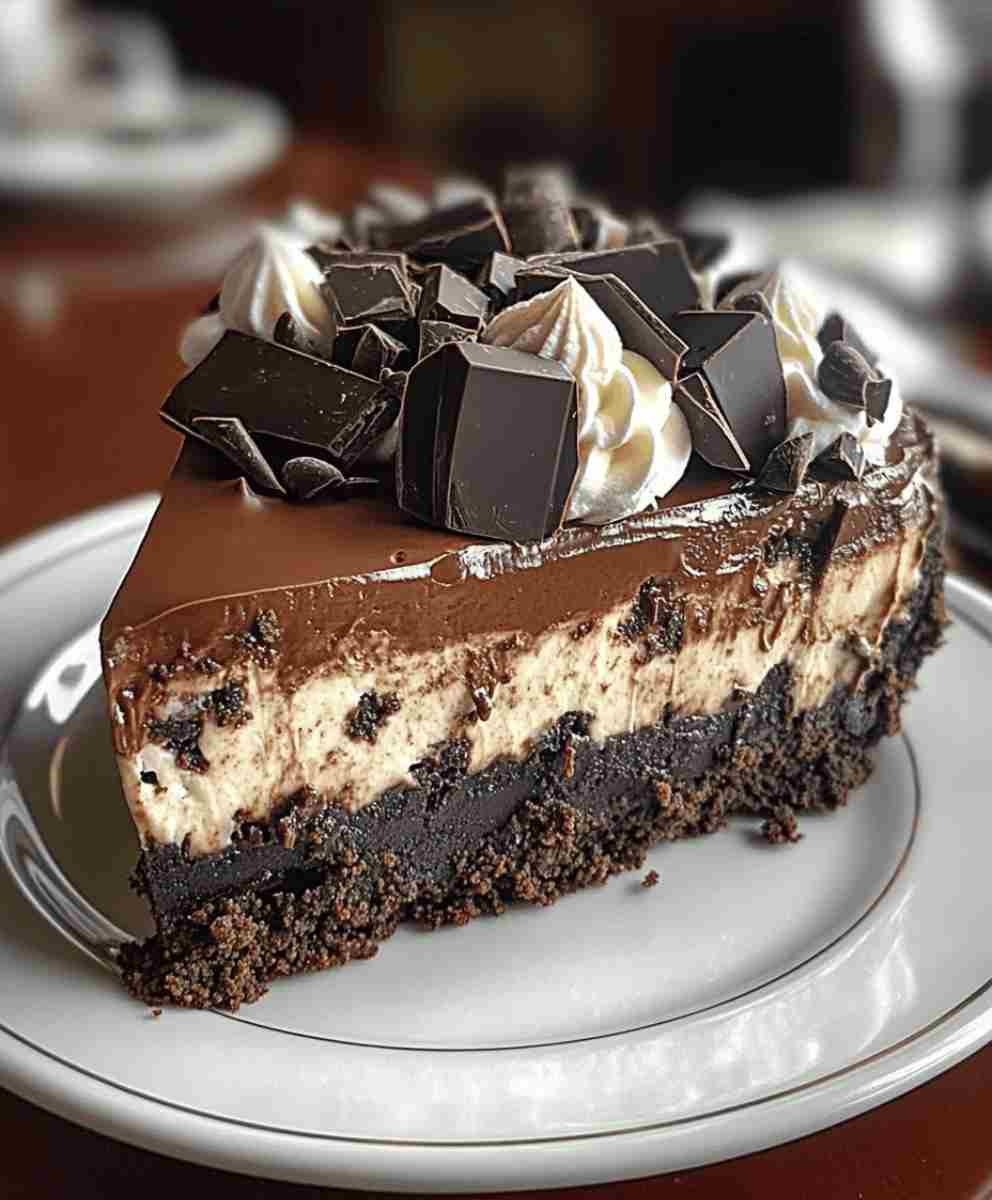 Triple Chocolate Cheesecake Decadent Layered Dessert