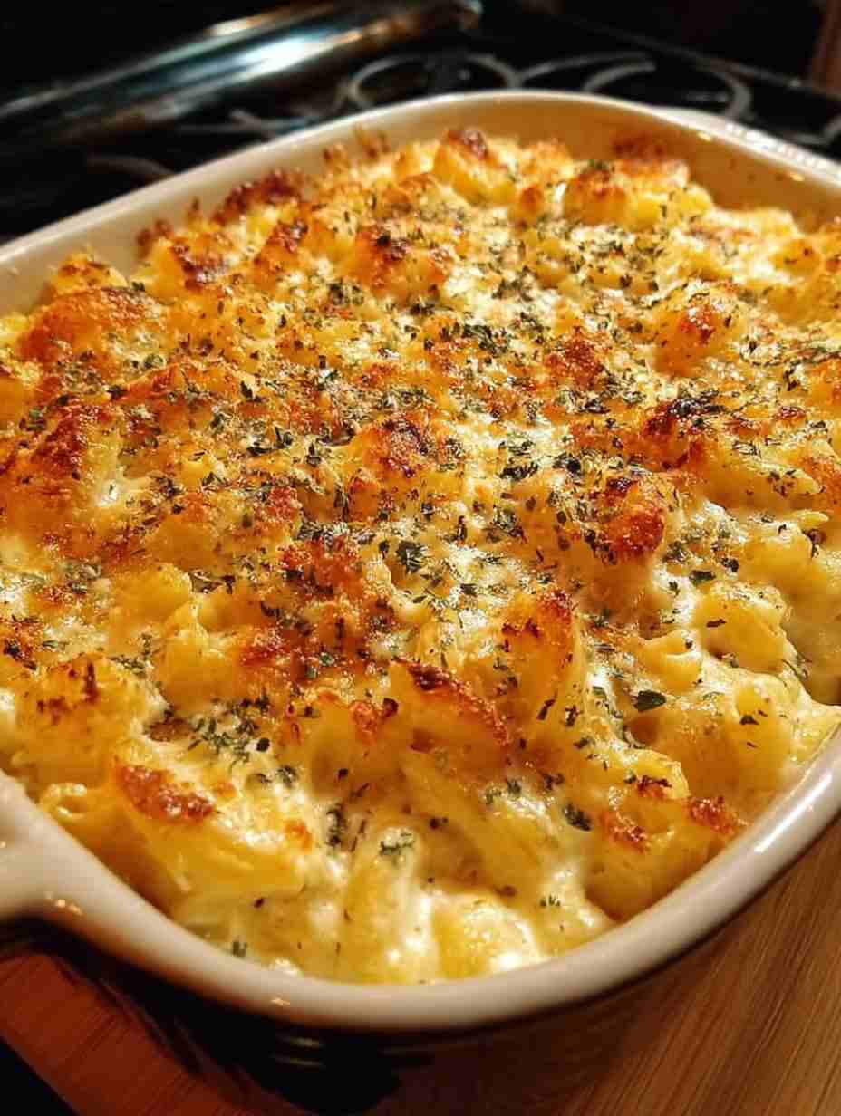 Creamy Baked Mac and Cheese Recipe