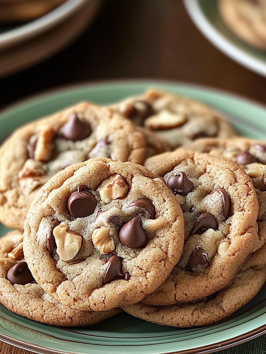 Walnut Chocolate Chip Cookies