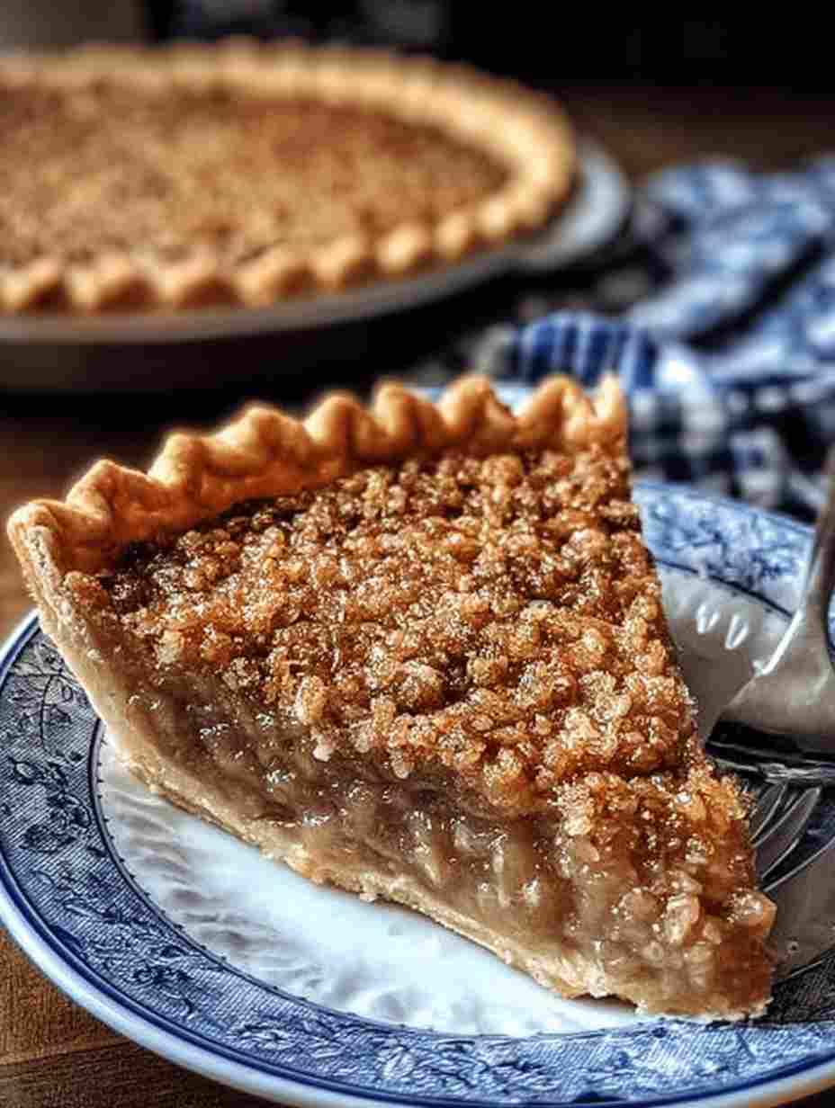Amish Oatmeal Pie  Old Fashioned Dessert Recipe