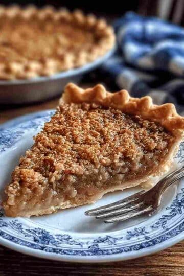 Amish Oatmeal Pie Old Fashioned Dessert Recipe