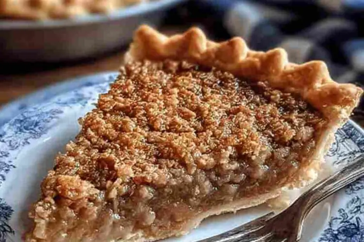 Amish Oatmeal Pie Old Fashioned Dessert Recipe