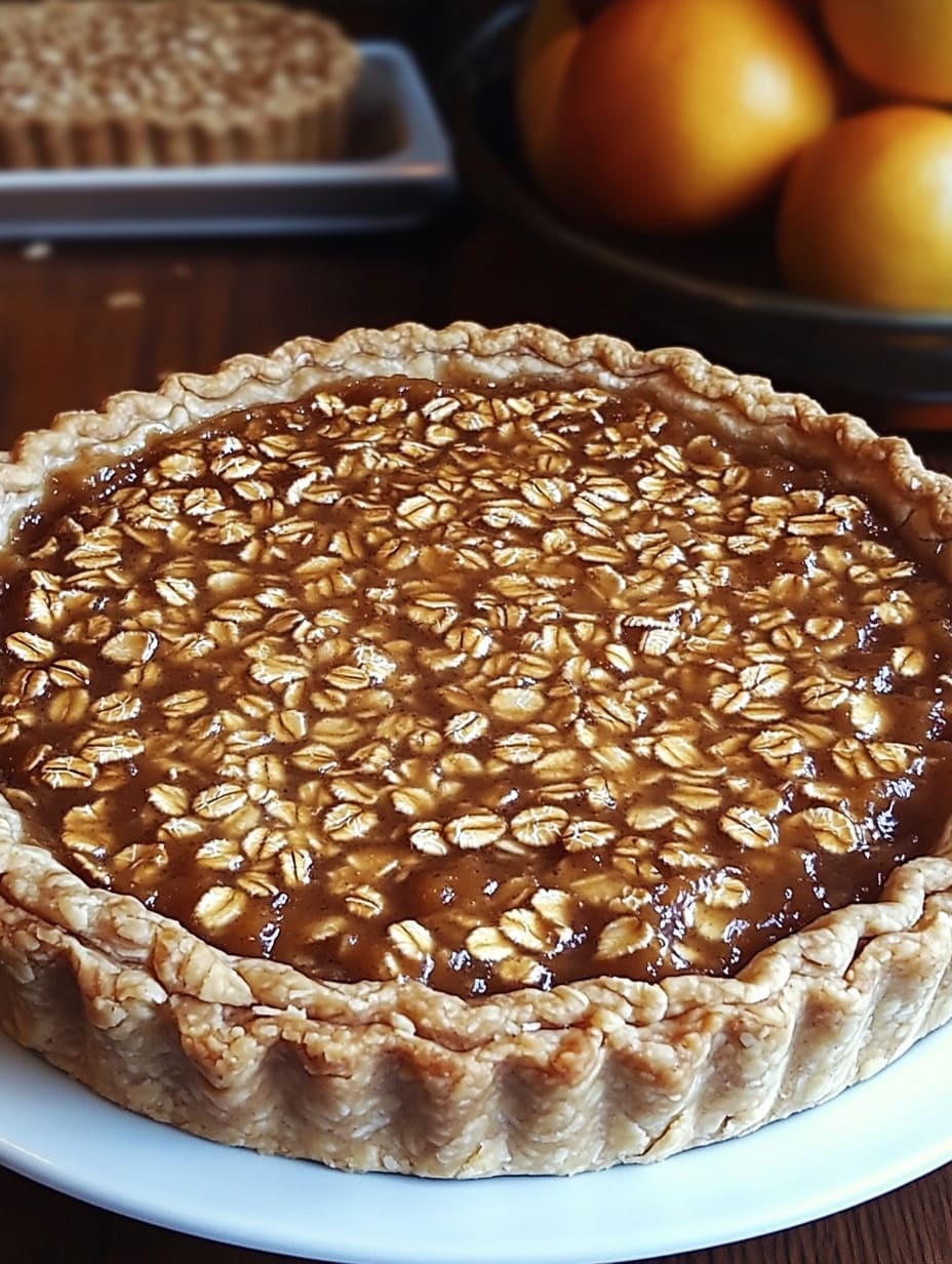 Amish Oatmeal Pie