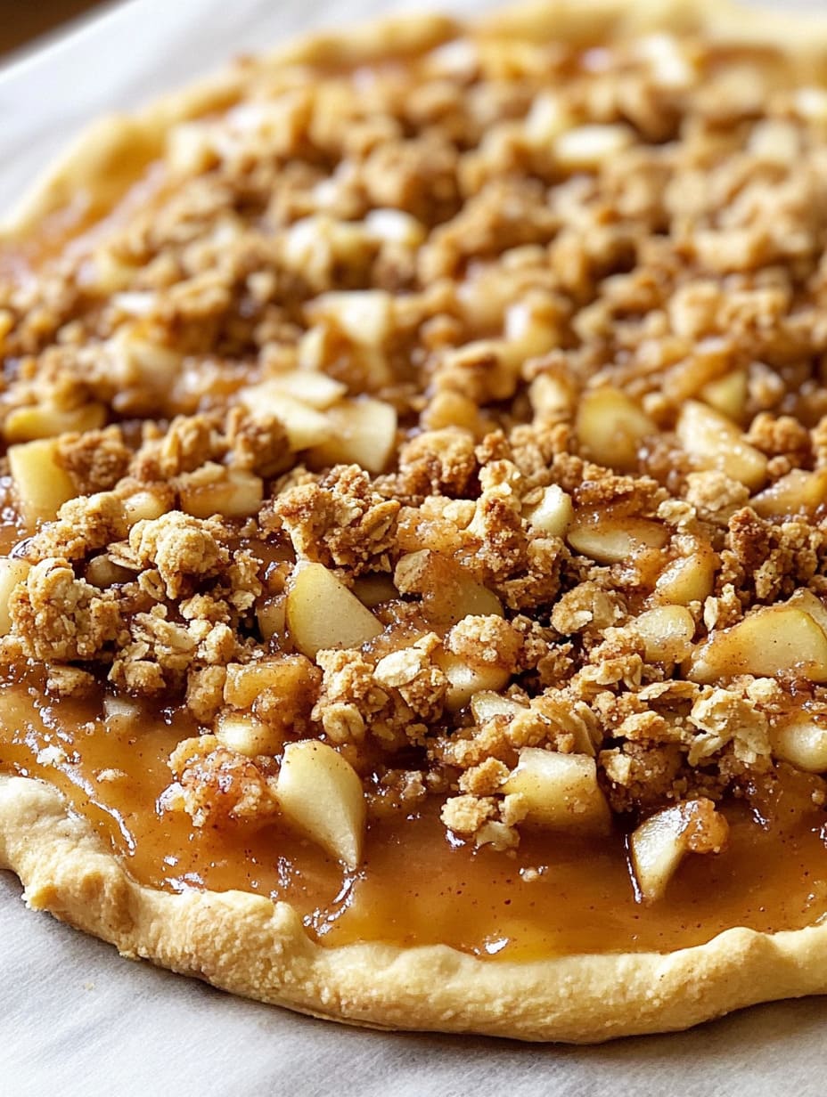 Apple Crisp Pizza