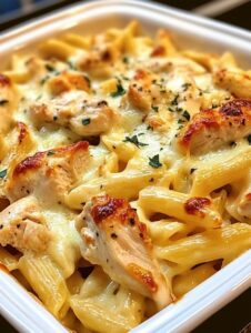 Creamy Baked Chicken Pasta