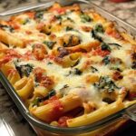 Baked Mostaccioli Primavera