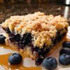 Blueberry Buckle With Brown Sugar Topping Classic Dessert