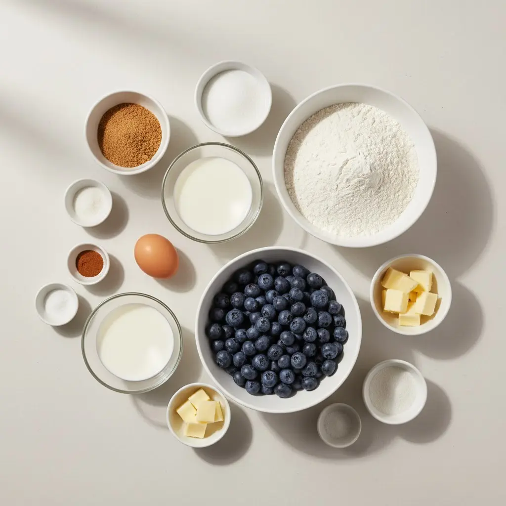 Blueberry Buckle With Brown Sugar Topping ingredients