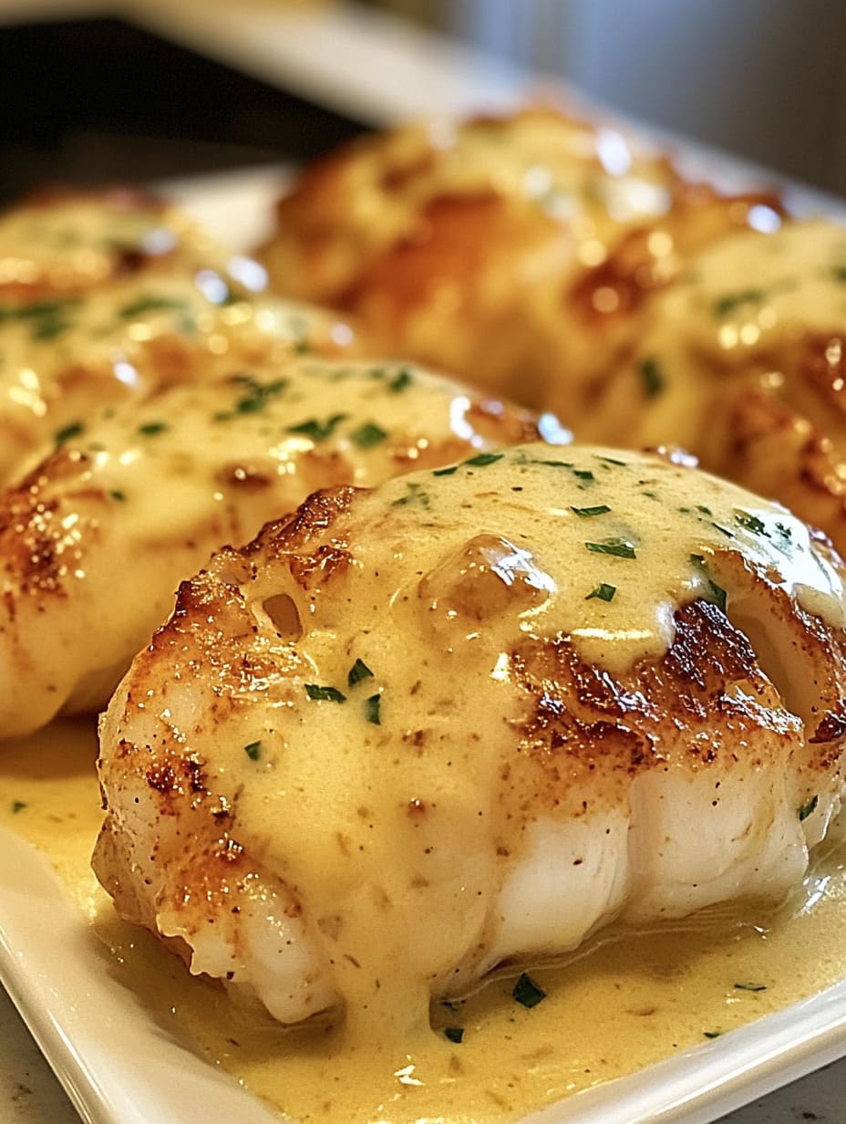 Broiled Lobster Tails with Creamy Garlic Butter Sauce