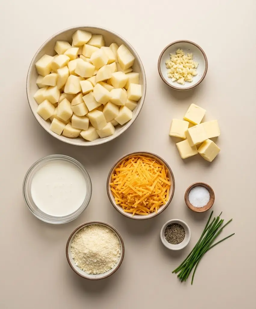 Cheesy Garlic Mashed Potatoes ingredients