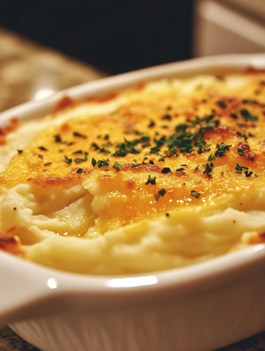 Cheesy Garlic Mashed Potatoes