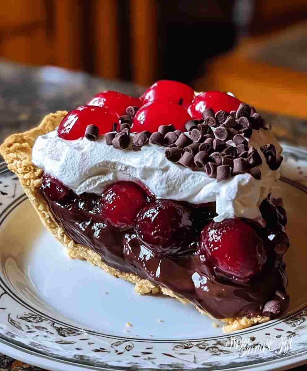 Chocolate Cherry Cream Pie