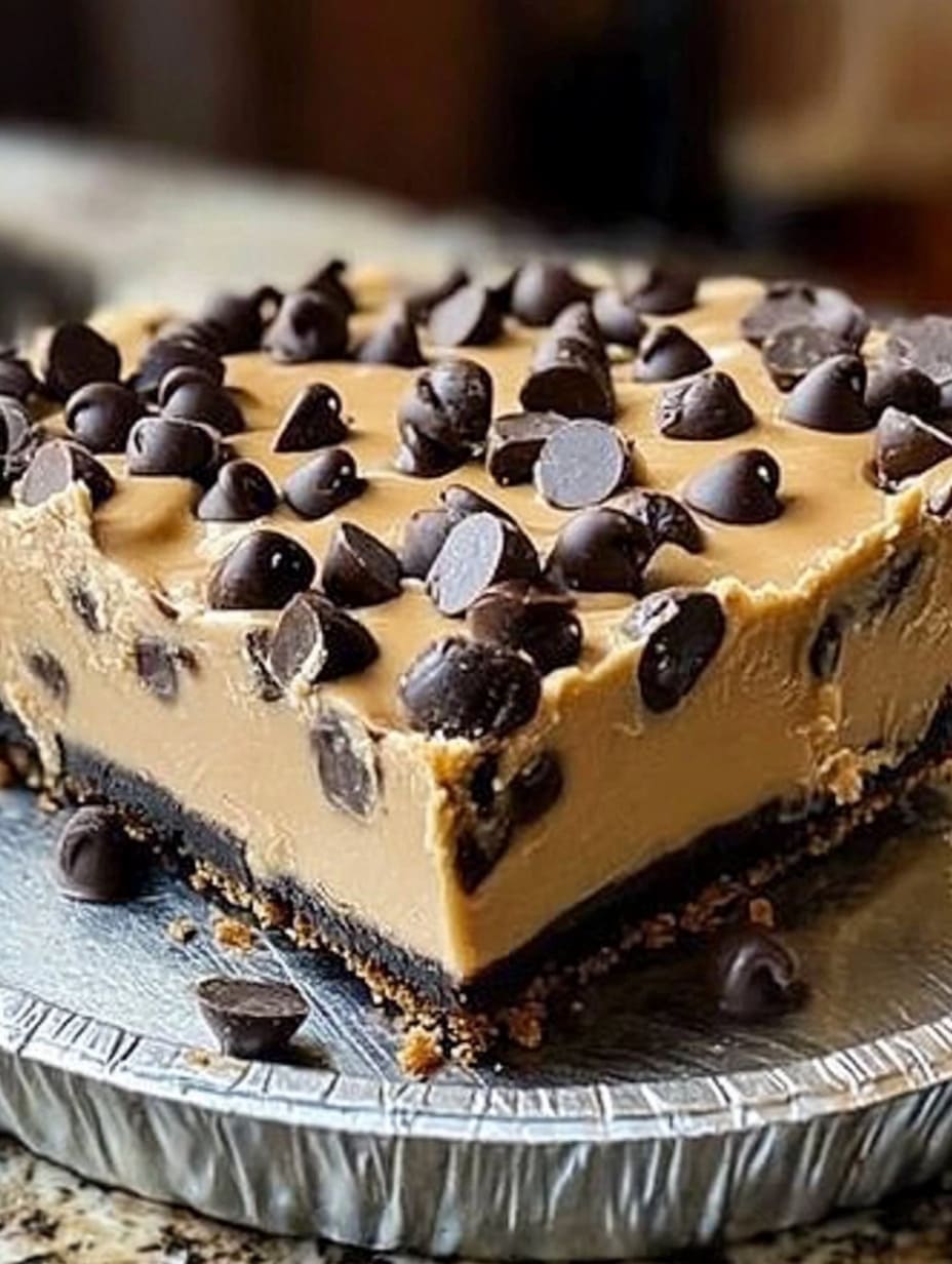 Chocolate Chip Peanut Butter Cream Pie