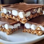 Chocolate Marshmallow Crunch Bars