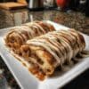 Cinnamon Roll Cheesecake Chimichangas