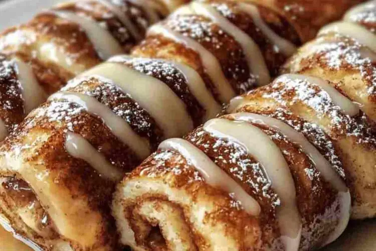 Cinnamon Roll French Toast Roll Ups