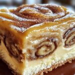 Cinnamon Roll Gooey Butter Cake