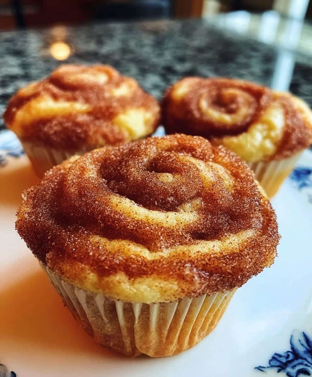 Cinnamon Sugar Swirl Muffins