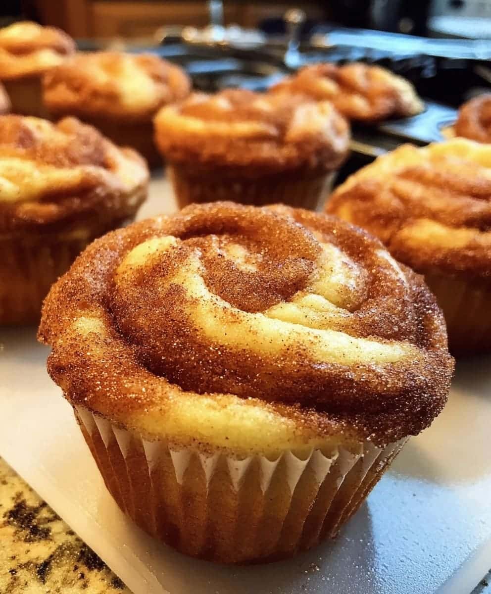 Cinnamon Sugar Swirl Muffins