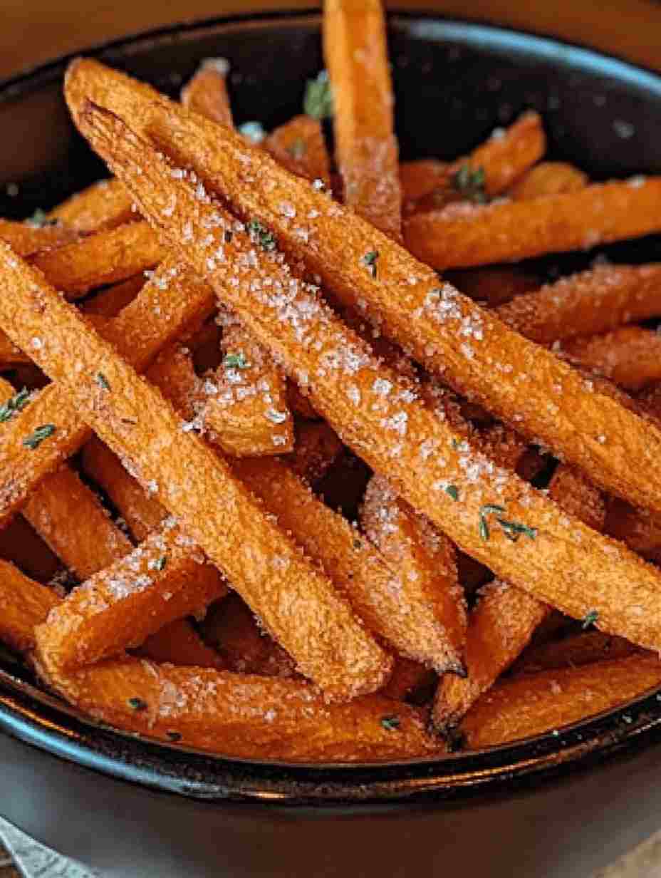 Crispy Air Fried Sweet Potato Fries