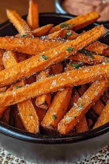 Crispy Air Fried Sweet Potato Fries