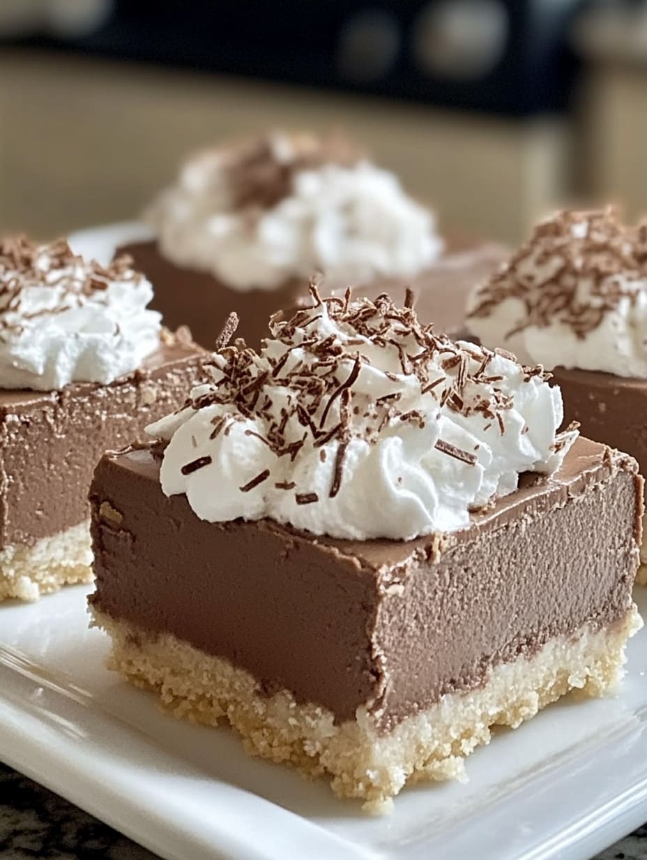 French Silk Pie Bars