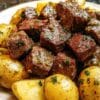 Garlic Butter Steak Bites and Potatoes Recipe