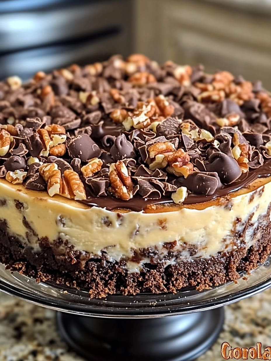 German Chocolate Cheesecake