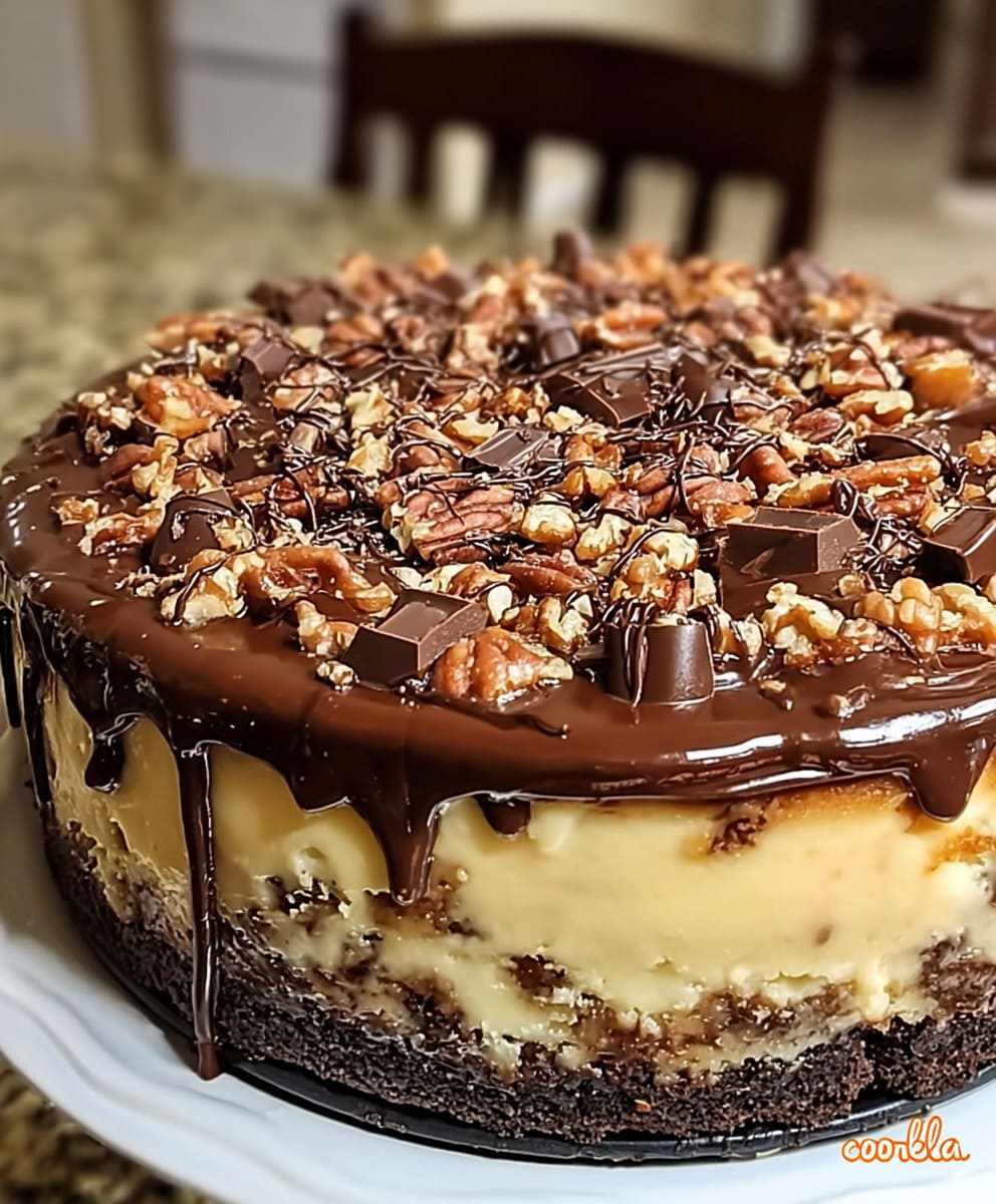 German Chocolate Cheesecake  Rich  Decadent Recipe
