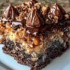 German Chocolate Poke Cake
