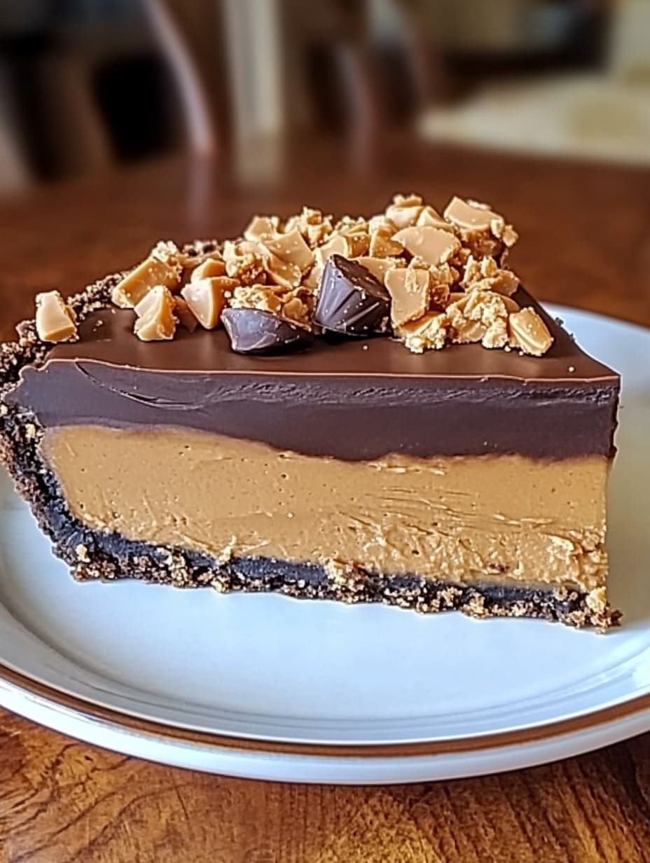Giant Reese’s Peanut Butter Cup Pie