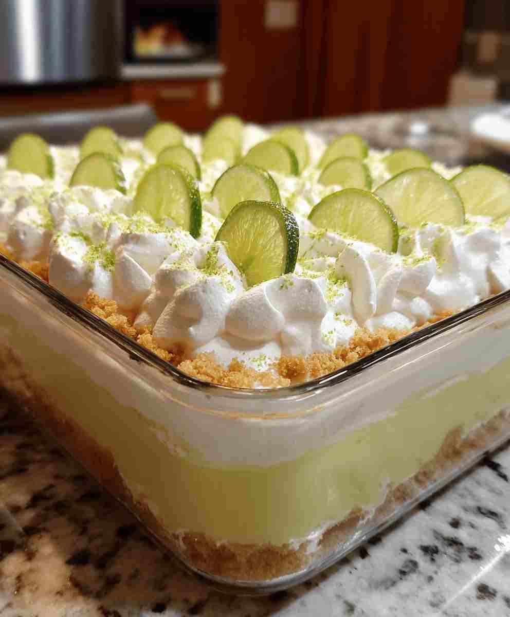 Key Lime Pie Lush No Bake Layered Dessert