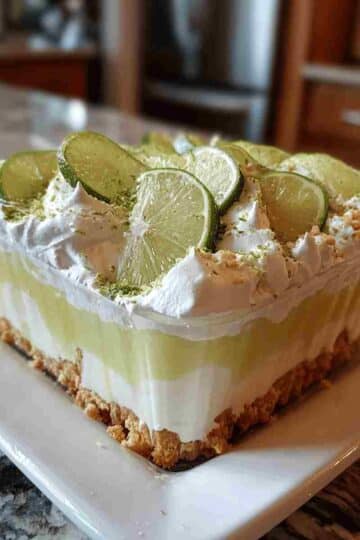 Key Lime Pie Lush No Bake Layered Dessert