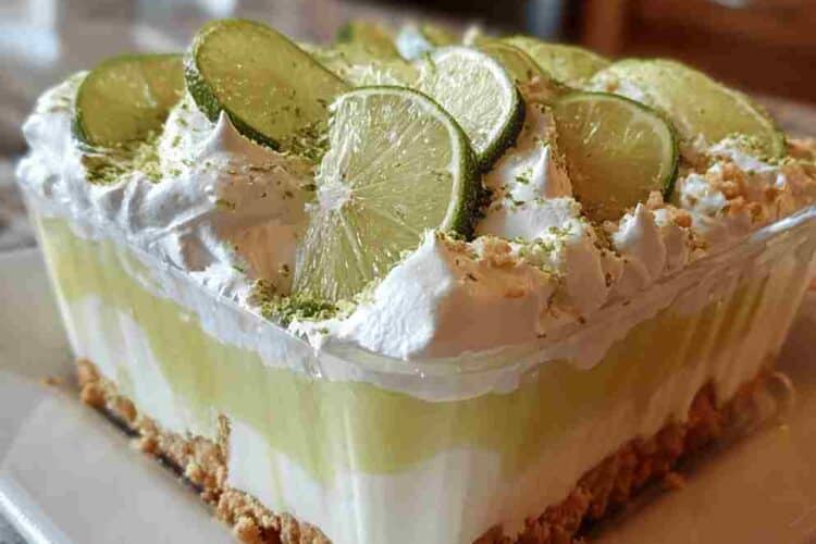 Key Lime Pie Lush No Bake Layered Dessert