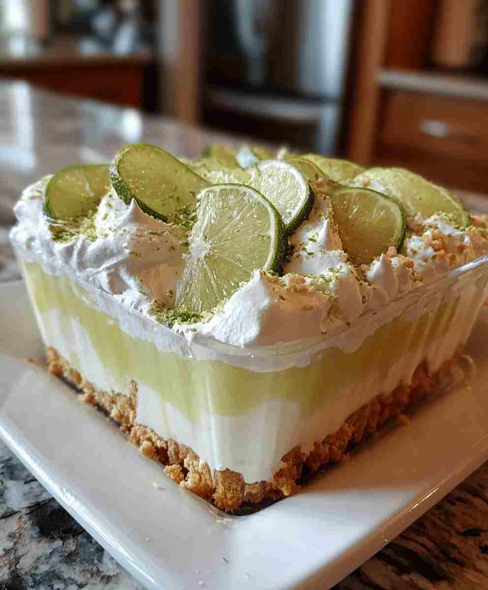 Key Lime Pie Lush No Bake Layered Dessert