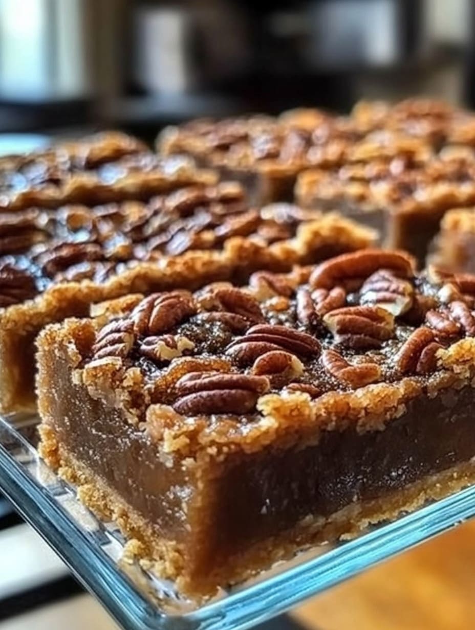 Lazy Girl Pecan Pie Bars