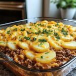 Loaded Ground Beef and Potatoes Skillet