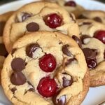 Maraschino Cherry Chocolate Chip Cookies