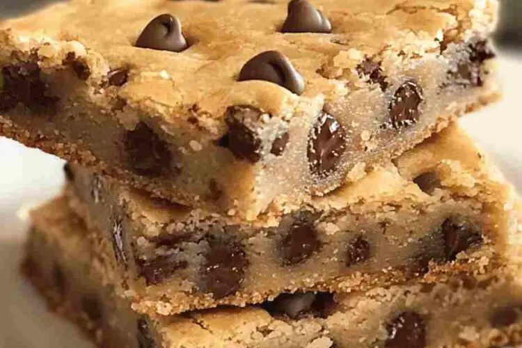 Melt in Your Mouth Chocolate Chip Cookie Bars