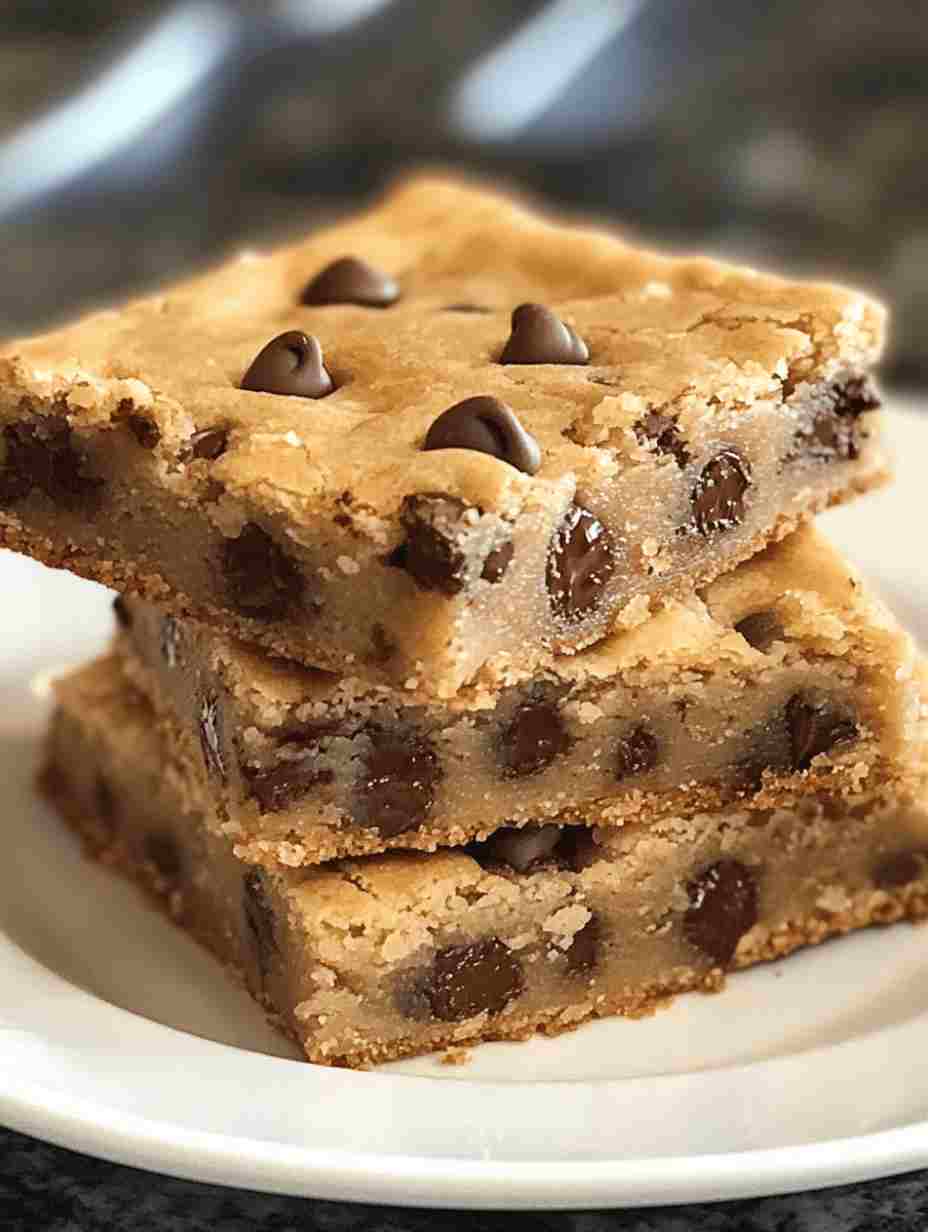 Melt in Your Mouth Chocolate Chip Cookie Bars