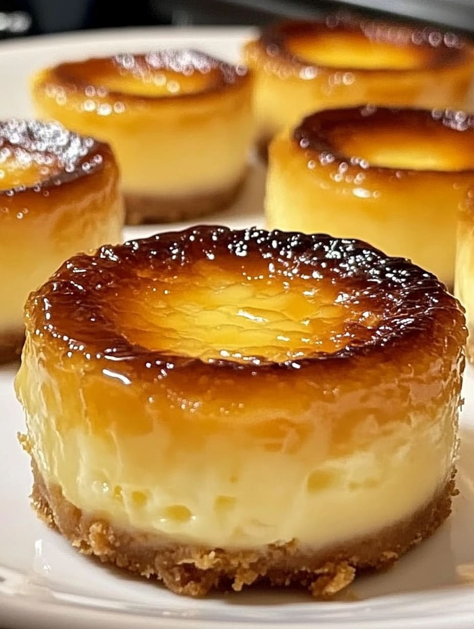 Mini Crème Brûlée Cheesecakes