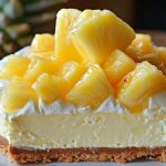 No-Bake Pineapple Mousse Cheesecake