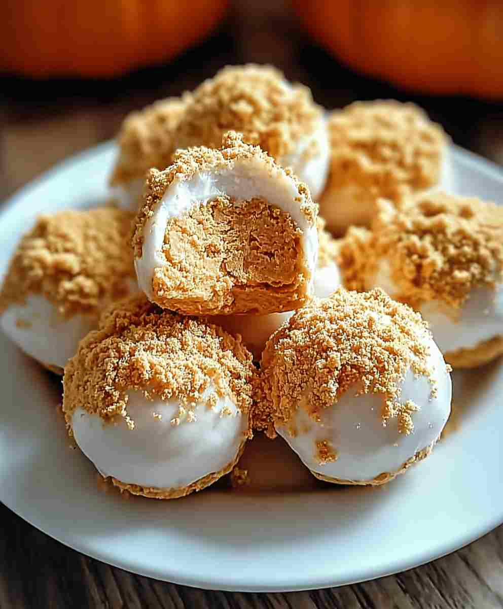 No Bake Pumpkin Cheesecake Balls