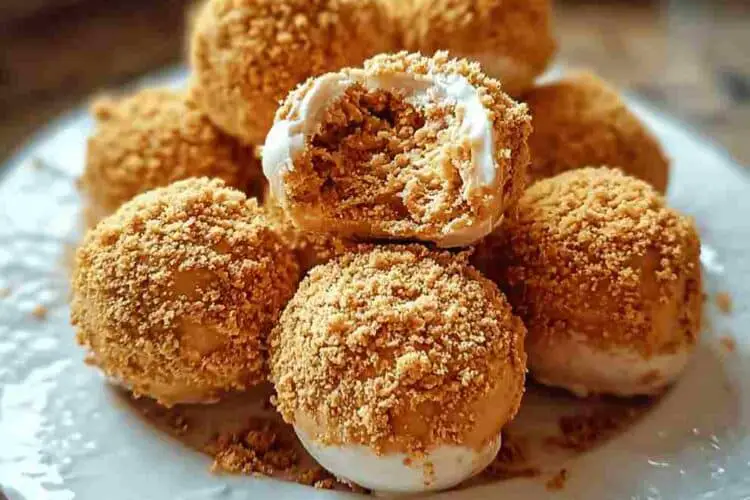 No Bake Pumpkin Cheesecake Balls