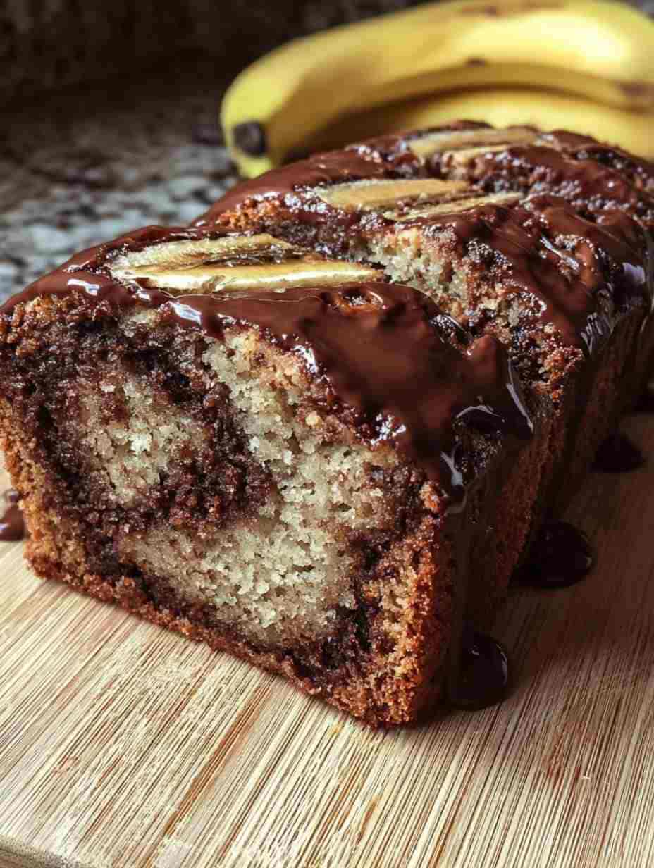 Nutella Swirl Banana Bread Moist Easy Recipe
