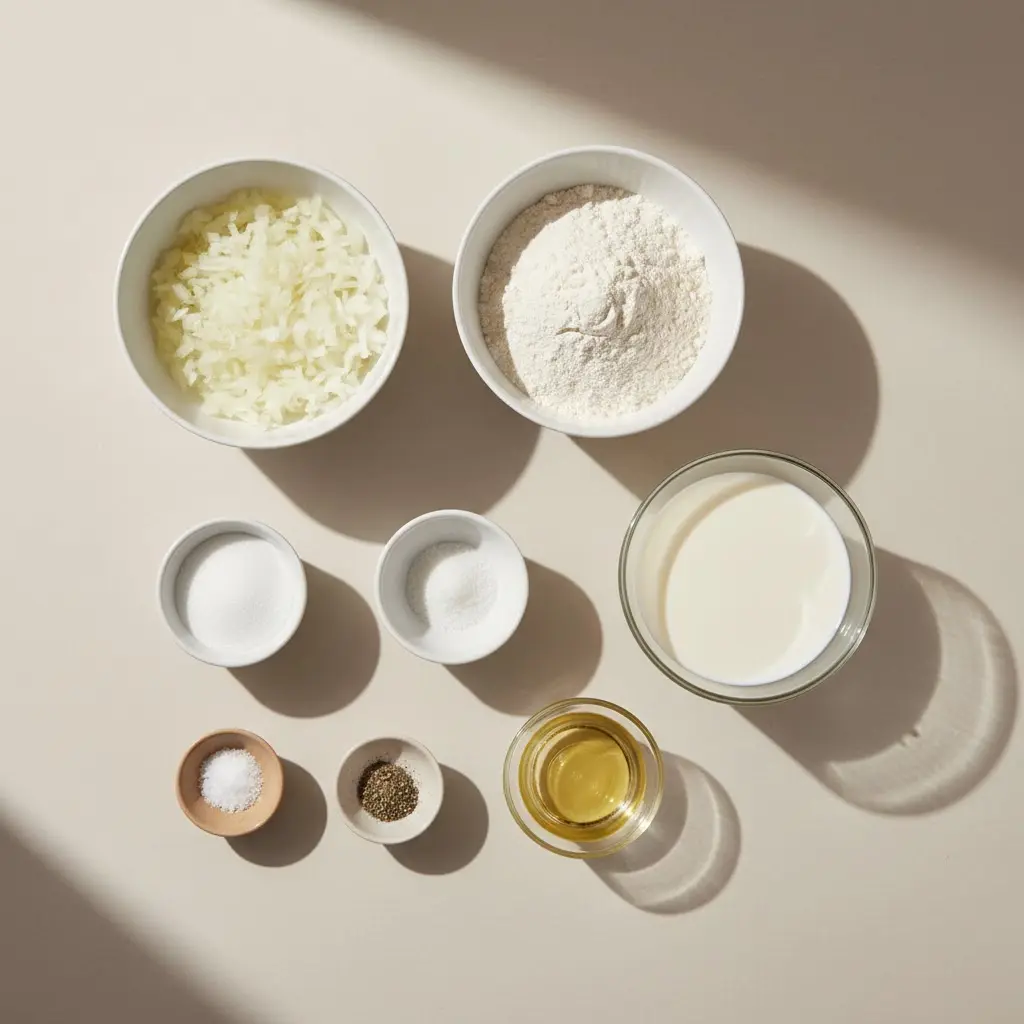 Old-Fashioned Onion Patties ingredients