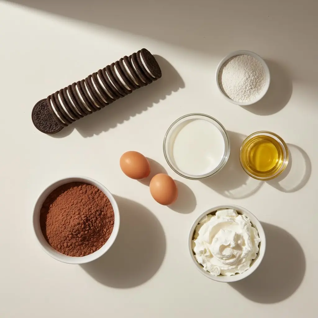 Oreo Dump Cake ingredients