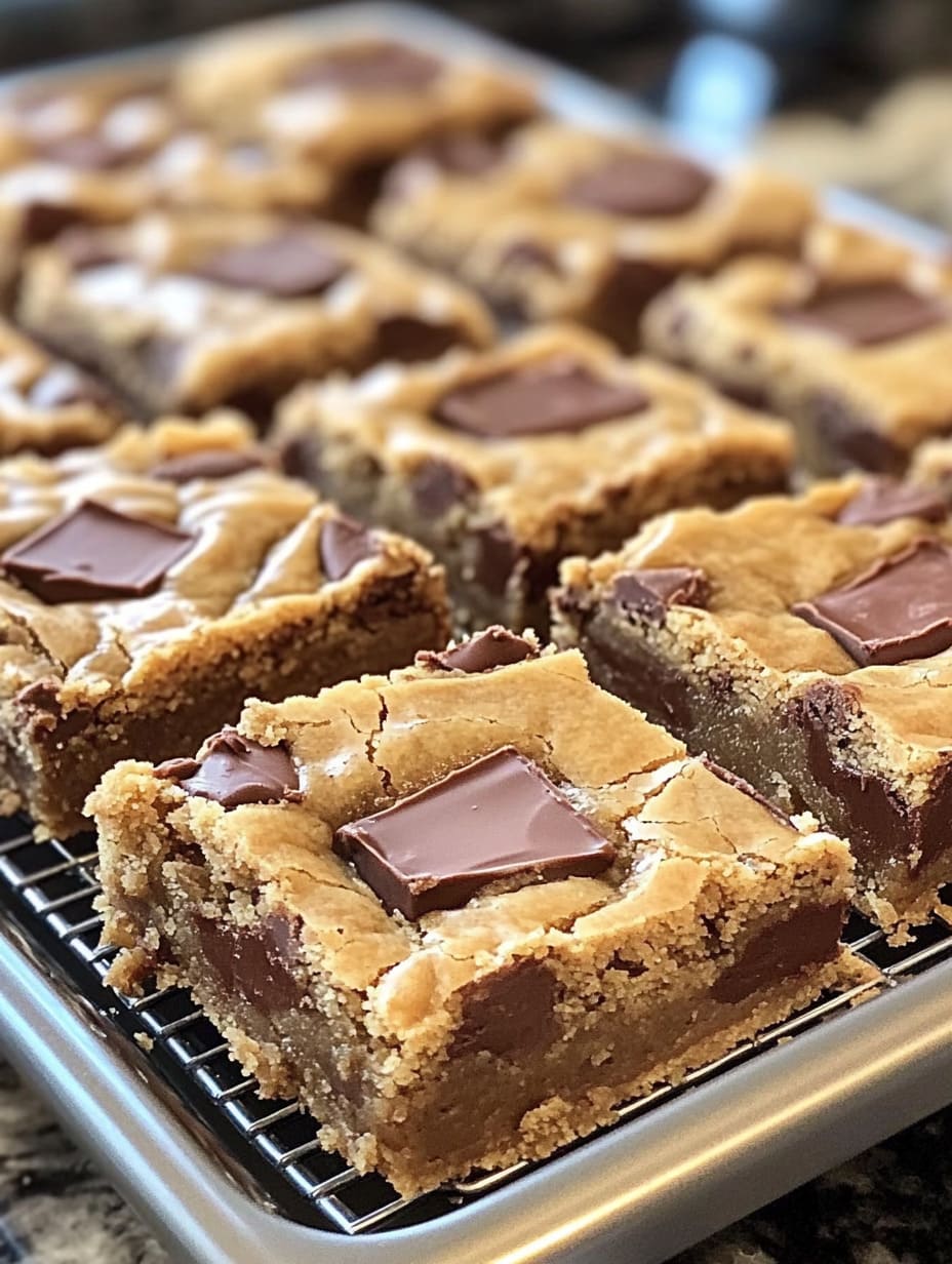 Peanut Butter Cup Gooey Cookie Bars