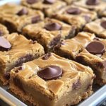 Peanut Butter Cup Gooey Cookie Bars