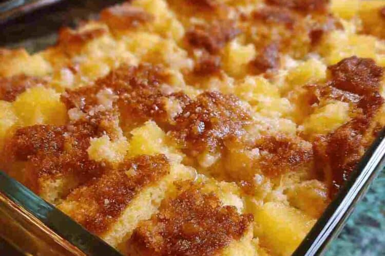 Pineapple Bread Pudding